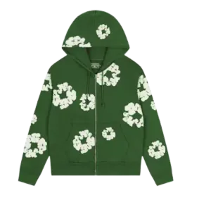 Denim Tears Cotton Wreath Zip Hoodie