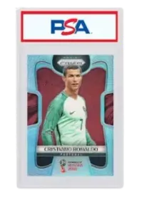 PSA10 Cristiano Ronaldo 2018 Panini Prizm World Cup