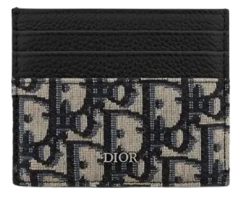 Dior Oblique Jacquard (6 Slot) Card Holder