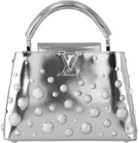 Louis Vuitton x Yayoi Kusama Capucines BB Silver
