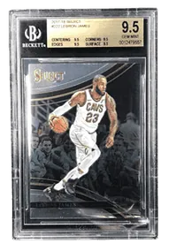 2017-18 Select LEBRON JAMES Courtside Base BGS 9.5 #222