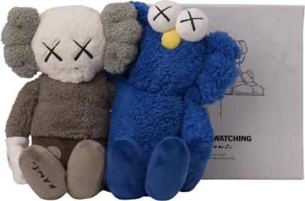 KAWS Seeing/Watching Plush Grey/Blue