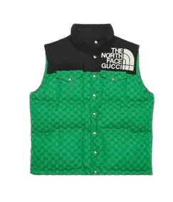 x The North Face Padded Vest Green/Black