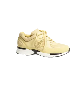 Chanel Light Yellow Sneakers