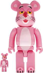 Bearbrick Pink Panther 100% & 400% Set
