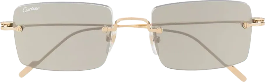 Cartier Eyewear Signature C de Cartier Precious rectangular sunglasses