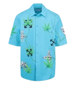 OFF-WHITE Weed Over S/S Shirt