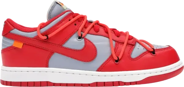 Nike Dunk Low Off-White University Red (US 9)