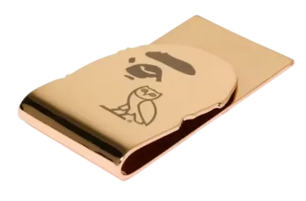 BAPE x OVO Ape Head Money Clip