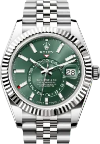 Rolex Sky-Dweller with Mint Green Dial