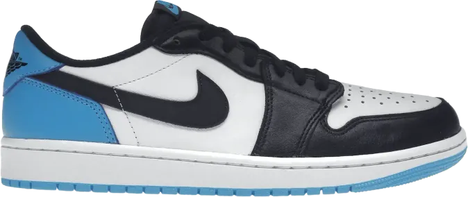 Jordan 1 Retro Low OG Black Dark Powder Blue (US 7)
