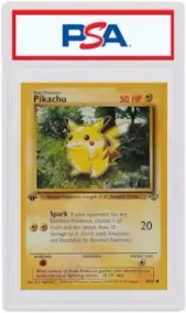 Pikachu 1999 Pokemon TCG Jungle 1st Edition #60 (PSA 9)