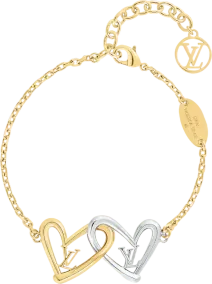 Louis Vuitton Limited Edition Heart Bracelet Fall In Love Gold