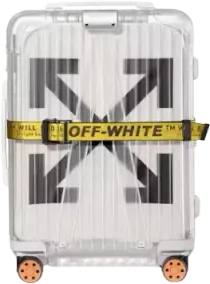 OFF-WHITE Rimowa See Through 47L Case - White