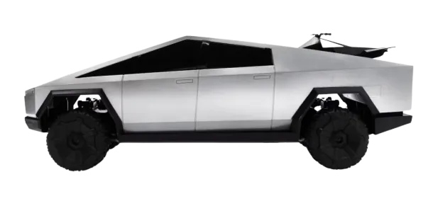 Hot Wheels x Tesla Cybertruck 1.10 Scale RC Car (2021 Version w/ Cyberquad)