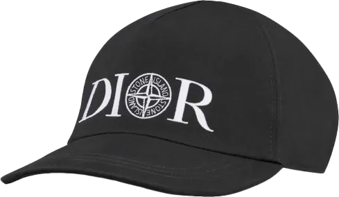Dior x Stone Island Baseball Cap Black (US M)
