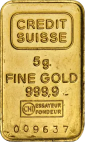 5 gram Gold Bar - Secondary Market
