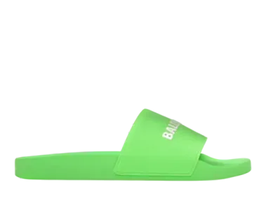 Balenciaga Pool Slide Green White US M 10