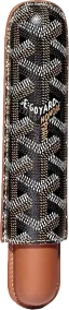 Goyard Churchill Single Cigar Case Black/Tan