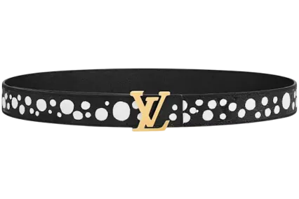 Louis Vuitton x Yayoi Kusama LV Initiales 30mm Reversible Infinity Dots Belt